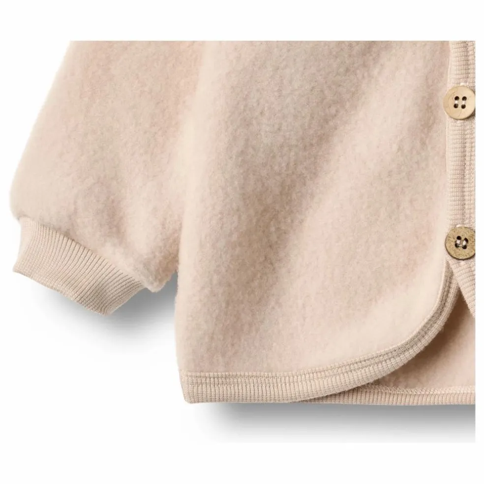 Cardigan Kari Laine Mérinos | Rose poudré