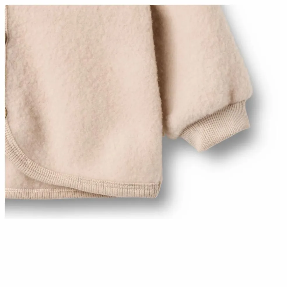 Cardigan Kari Laine Mérinos | Rose poudré