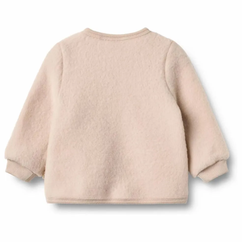 Cardigan Kari Laine Mérinos | Rose poudré