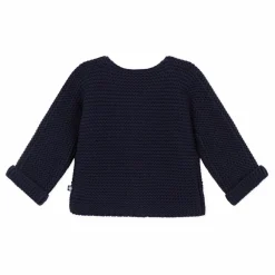 Cardigan Lafa Point Mousse | Bleu marine