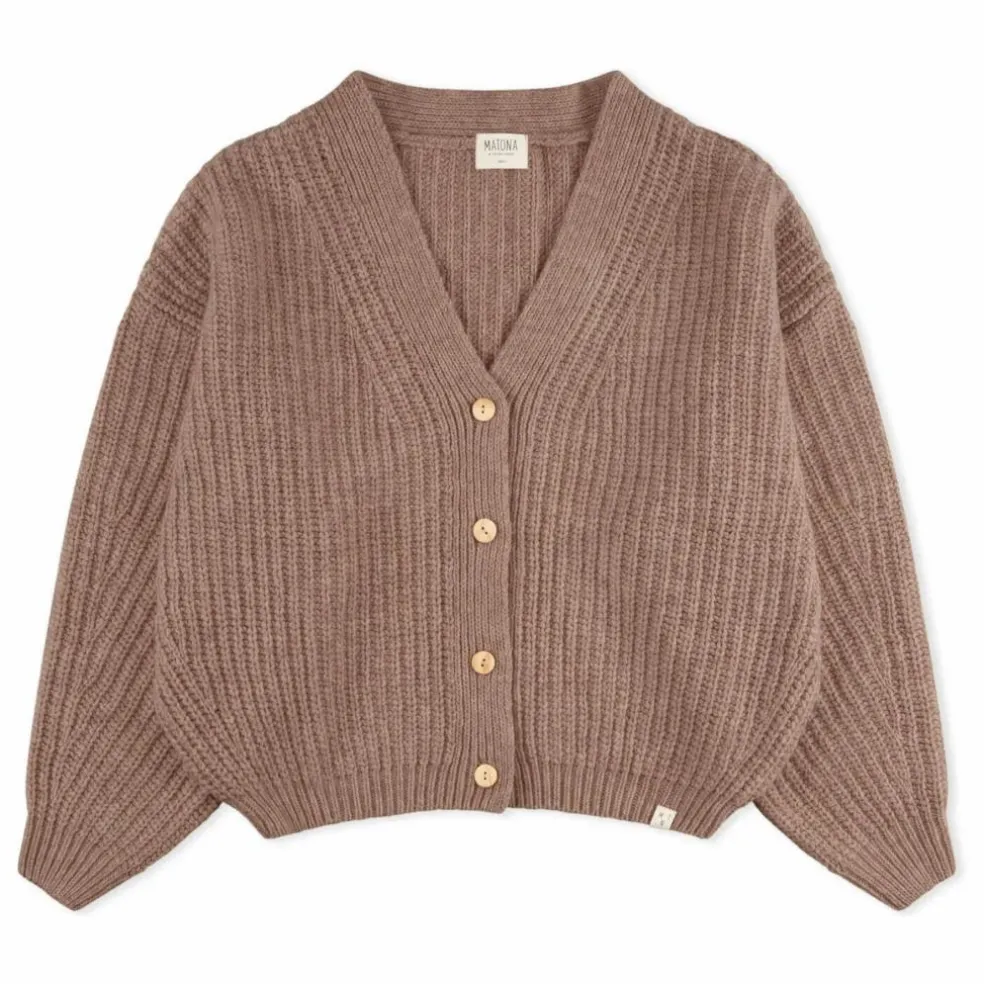 Cardigan Laine | Marron