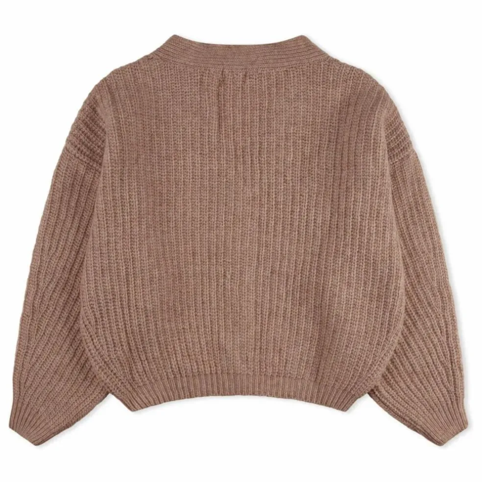 Cardigan Laine | Marron
