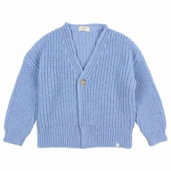 Cardigan Laine Alpaga | Bleu