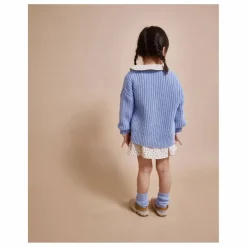 Cardigan Laine Alpaga | Bleu