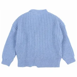 Cardigan Laine Alpaga | Bleu