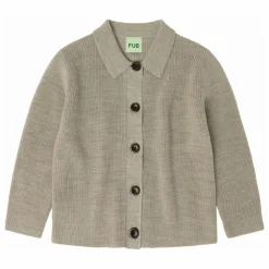 Cardigan Laine de Mérinos | Beige chiné