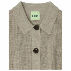 Cardigan Laine de Mérinos | Beige chiné