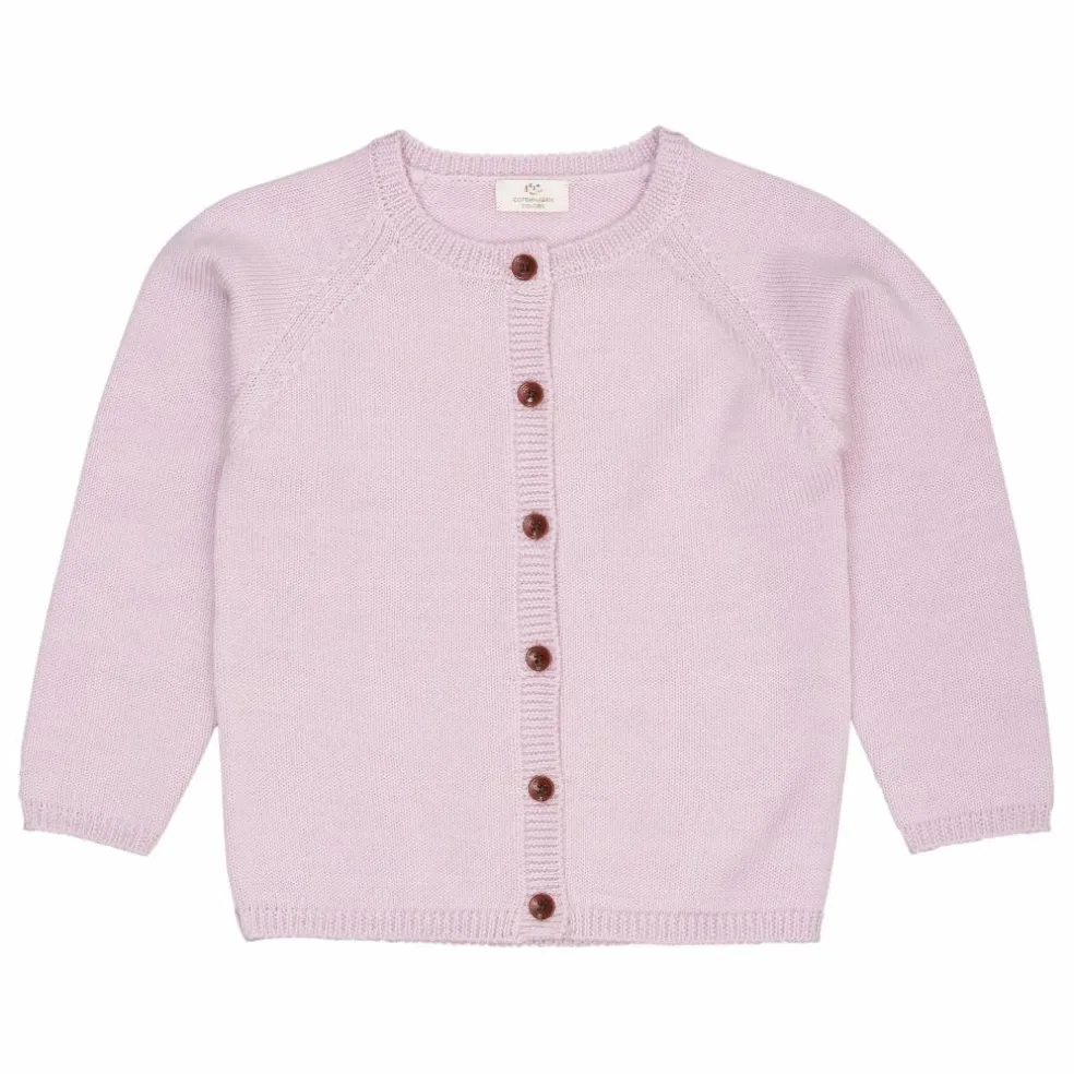 Cardigan Laine Mérinos | Lilas