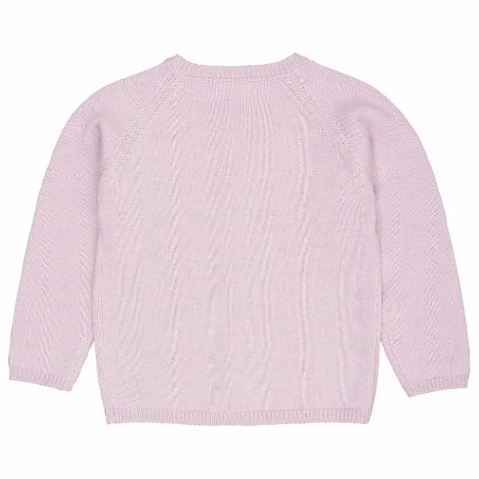 Cardigan Laine Mérinos | Lilas