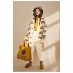 Cardigan Laine Recyclée Theo | Beige