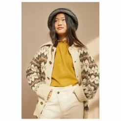 Cardigan Laine Recyclée Theo | Beige