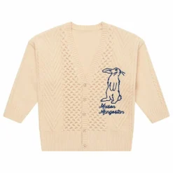 Cardigan Lapin Brodé | Crème
