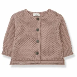 Cardigan Lis Laine Mérinos | Rose