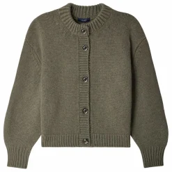 Cardigan Léonard Laine Mérinos | Gris chiné