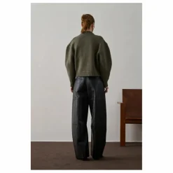 Cardigan Léonard Laine Mérinos | Gris chiné