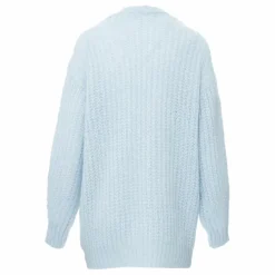 Cardigan Long Mohair | Bleu