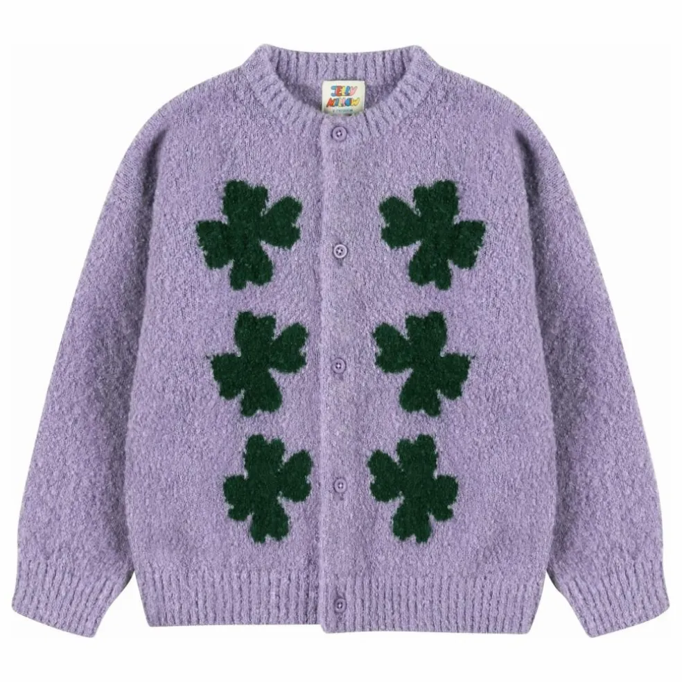 Cardigan Lucky Clover | Violet