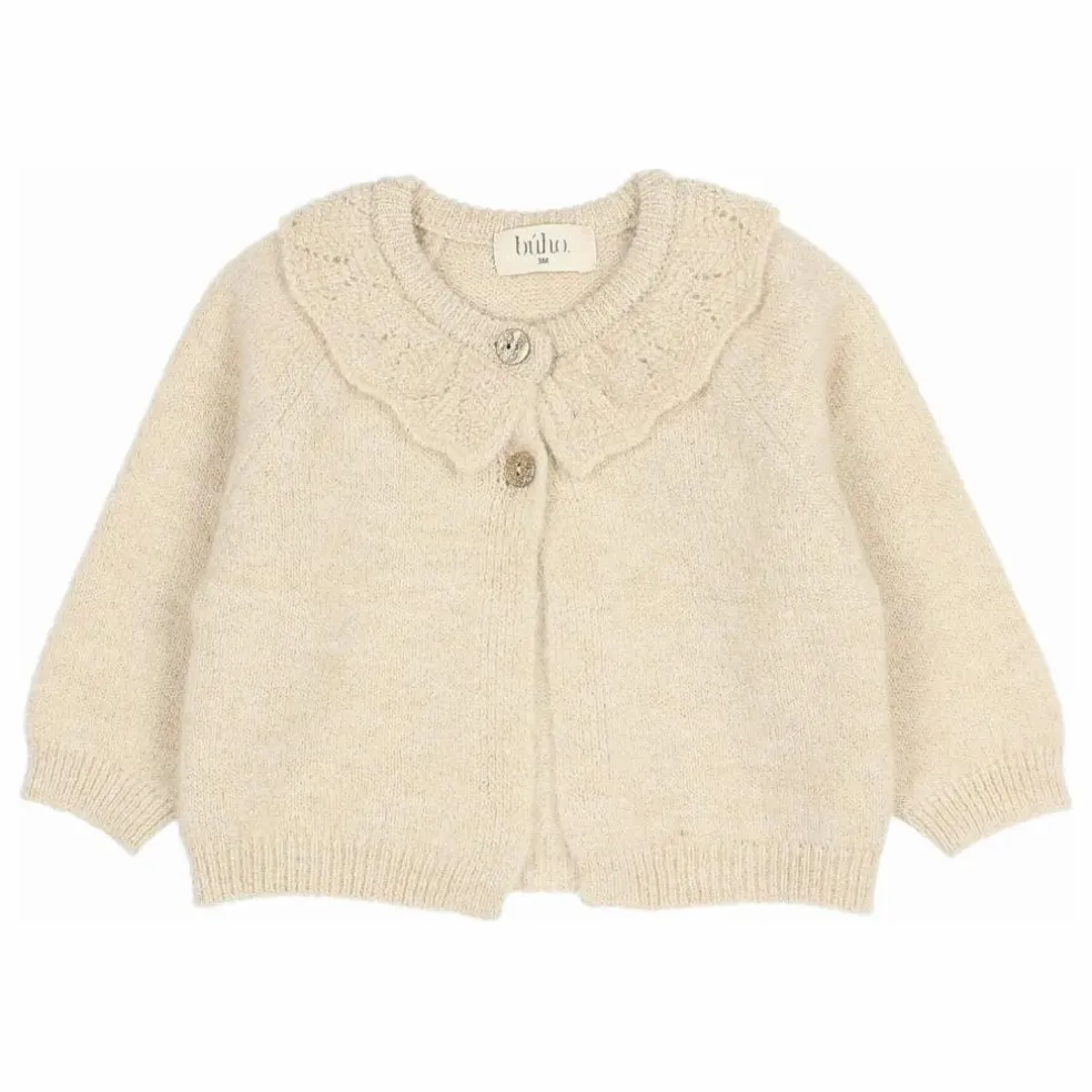 Cardigan Lurex | Beige