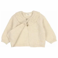 Cardigan Lurex | Beige