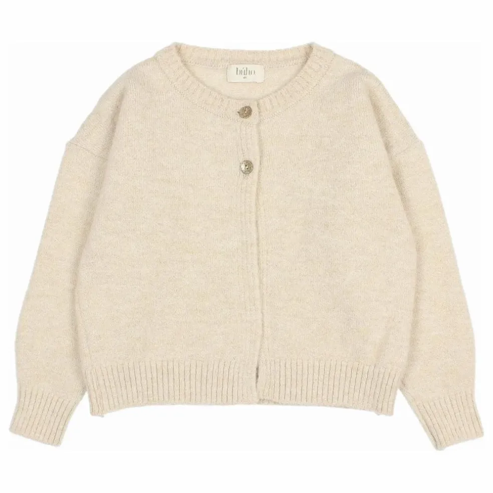 Cardigan Lurex Fibres Recyclées | Beige