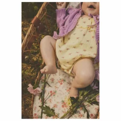 Cardigan Maille Fleurs | Lilas