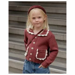 Cardigan Maille Mini | Bordeaux