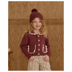 Cardigan Maille Mini | Bordeaux