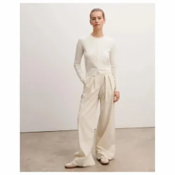 Cardigan Manches Boutonnées Cachemire | Crème