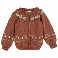 Cardigan Marguerite Laine | Vieux Rose