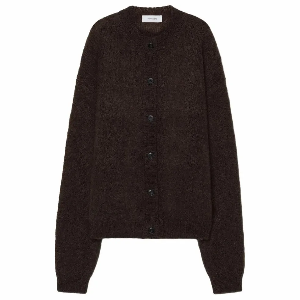 Cardigan Mohair | Vert kaki