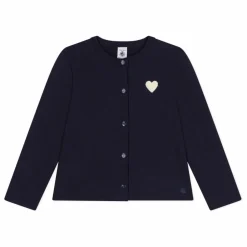 Cardigan Molleton | Bleu marine