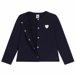 Cardigan Molleton | Bleu marine