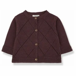 Cardigan Nanna Laine Mérinos | Bordeaux