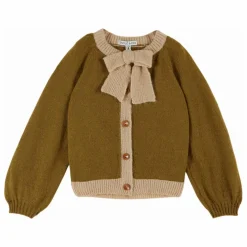 Cardigan Nœud Laine | Caramel
