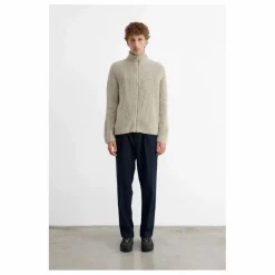Cardigan Paris | Gris chiné clair