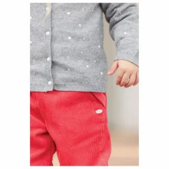 Cardigan Perlé Laine | Gris