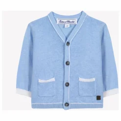 Cardigan Poches | Bleu ciel