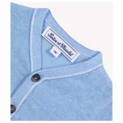 Cardigan Poches | Bleu ciel