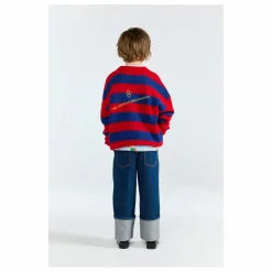 Cardigan Racoon Coton Bio | Rouge