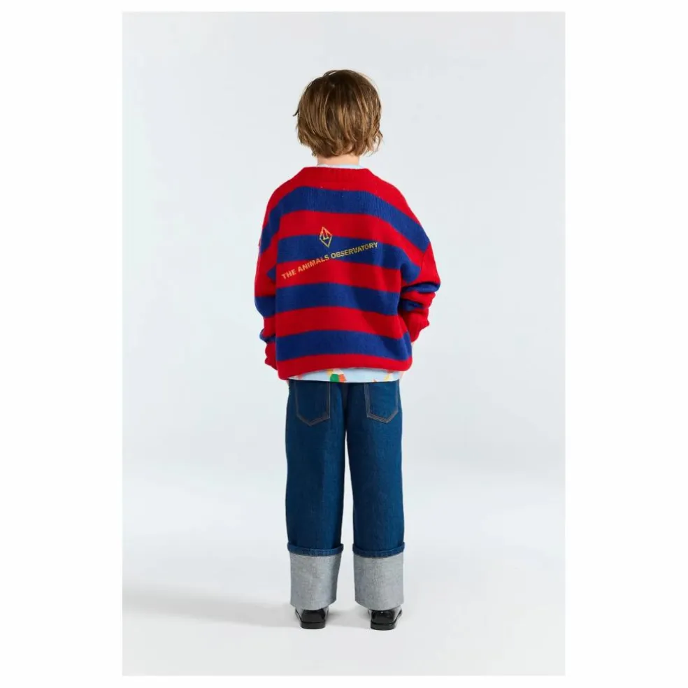Cardigan Racoon Coton Bio | Rouge