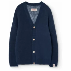Cardigan Racoon Cœurs | Bleu marine