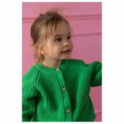 Cardigan Raglan Coton Bio | Vert