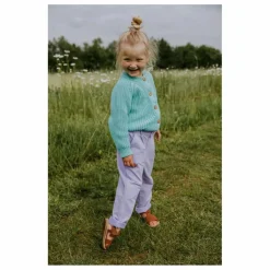 Cardigan Raglan Coton Bio | Bleu turquoise