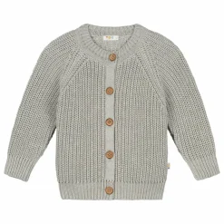 Cardigan Raglan Coton Bio | Gris