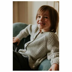 Cardigan Raglan Coton Bio | Gris