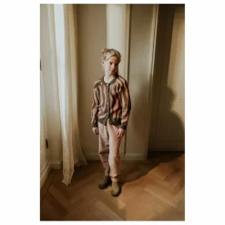 Cardigan Raglan Zèbre Coton Bio | Marron