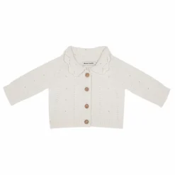 Cardigan Rose Laine Recyclée | Ecru