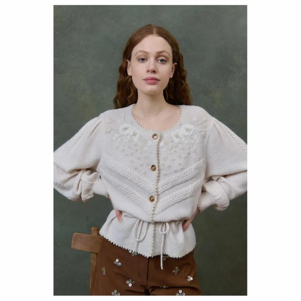 Cardigan Sandya - Collection Femme | Crème