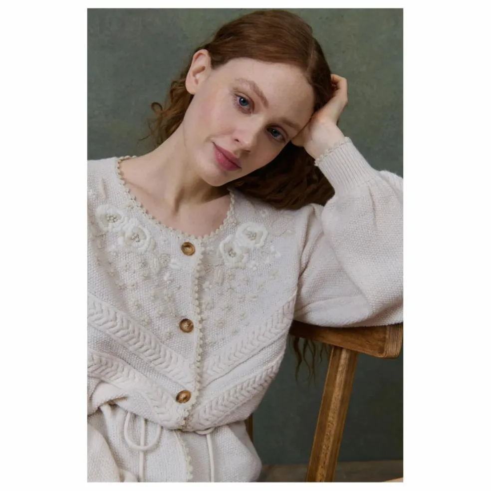 Cardigan Sandya - Collection Femme | Crème