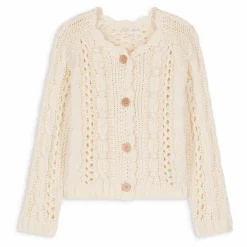 Cardigan Sankara Maille | Ecru
